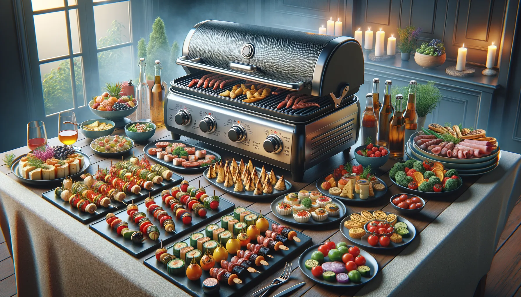 Party- und Buffet-Rezepte fuer den Elektrogrill – Fingerfood & Haeppchen fuer Gaeste