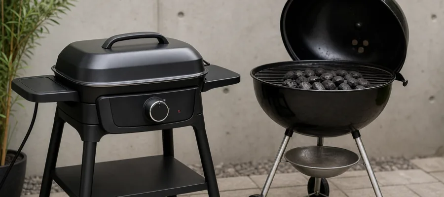 Elektrogrill vs. Holzkohlegrill: Vor- und Nachteile im Ueberblick