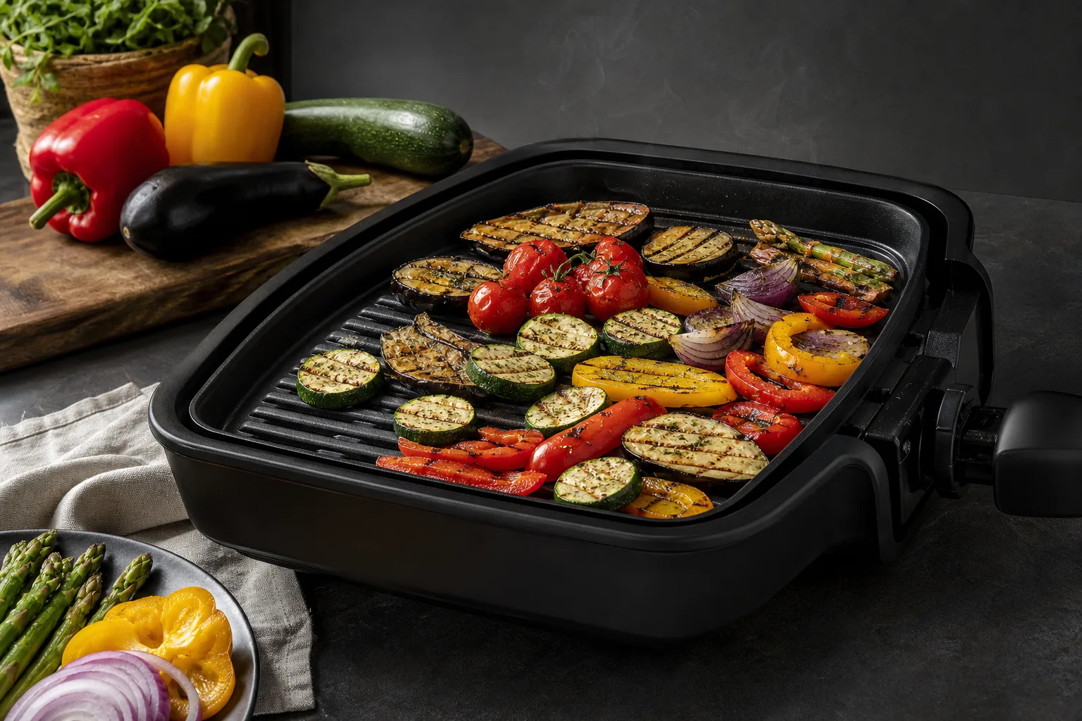 Gemuese grillen mit dem Elektrogrill: Rezepte und Tipps fuer Gemuesefans